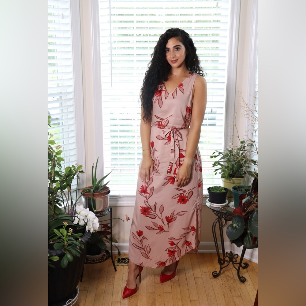 Pink and Red women’s summer dress
